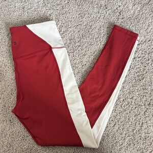 BuffBunny Red and White Leggings